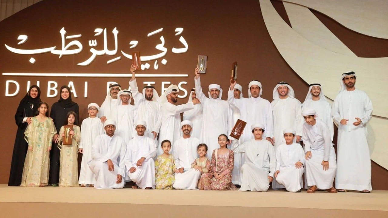 تتويج الفائزين في ثلاث أشواط بمهرجان دبي للرطب